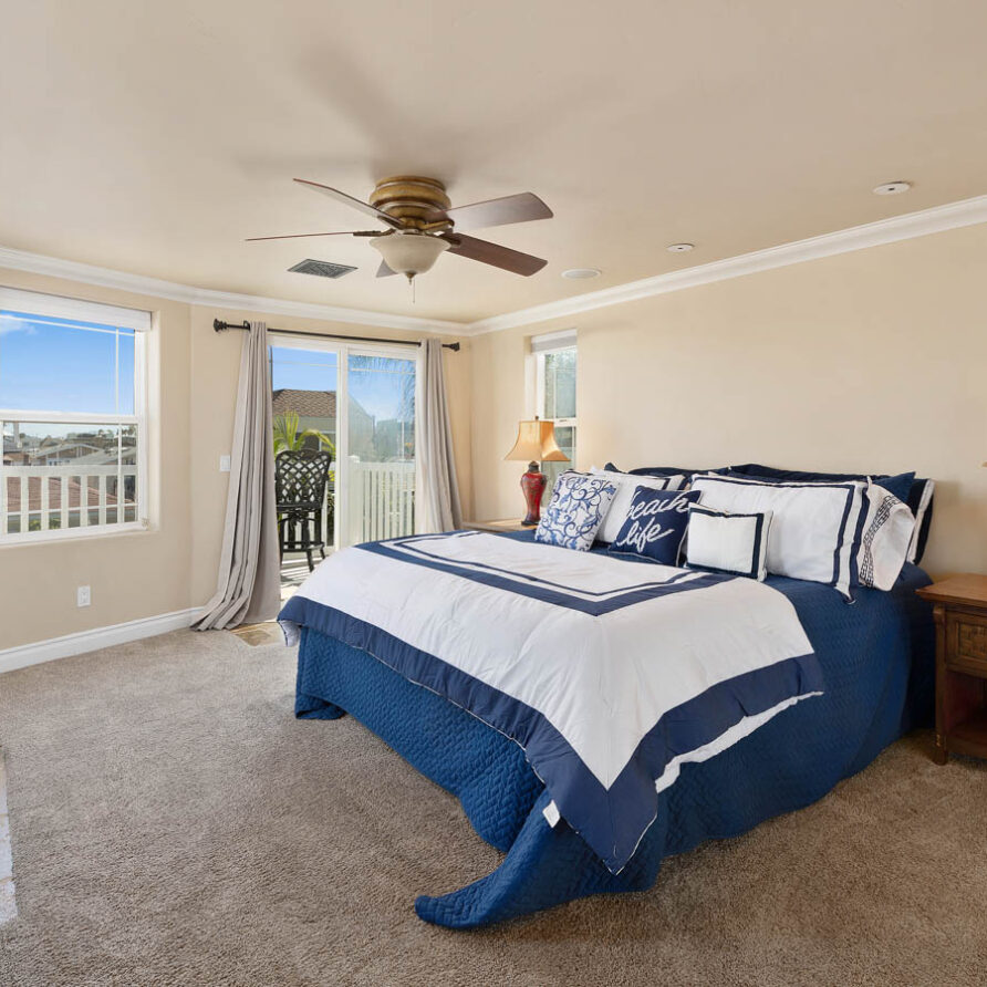 726 & 728 Ensenada Combined Photo 29 3rd Floor Master Bedroom with Patio View